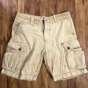Khaki Cargo Shorts